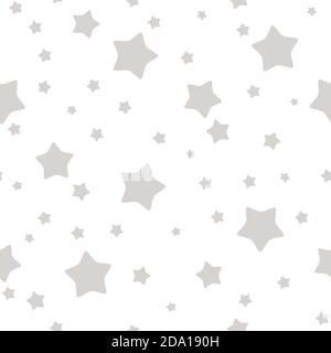 Cielo stellato motivo senza cuciture sfondo con stella. Illustrazione vettoriale Illustrazione Vettoriale