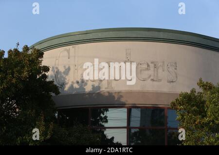 Ricordo di capitoli che hanno chiuso segno Waterloo Ontario Canada Luke Durda/Alamy Foto Stock