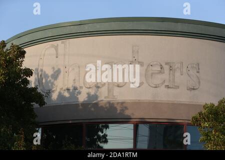 Ricordo di capitoli che hanno chiuso segno Waterloo Ontario Canada Luke Durda/Alamy Foto Stock