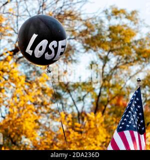 Biden Victory Celebration 7 novembre 2020, Washington, DC, Stati Uniti Foto Stock