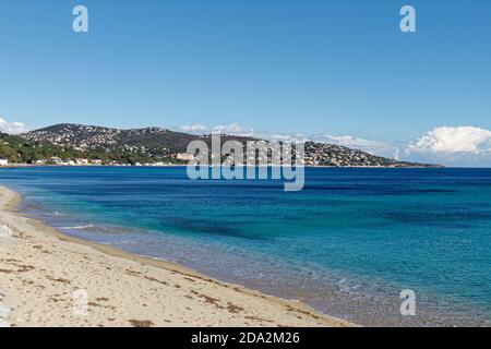 Spiaggia la Nartelle - Sainte Maxime - Costa Azzurra - Francia Foto Stock