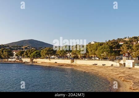 Spiaggia Les Issambres - Costa Azzurra - Francia Foto Stock