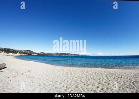 Spiaggia la Nartelle - Sainte Maxime - Costa Azzurra - Francia Foto Stock