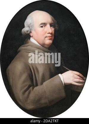 GEORGE STUBBS (1724-1806) artista inglese, meglio conosciuto per i suoi dipinti di cavalli. Foto Stock