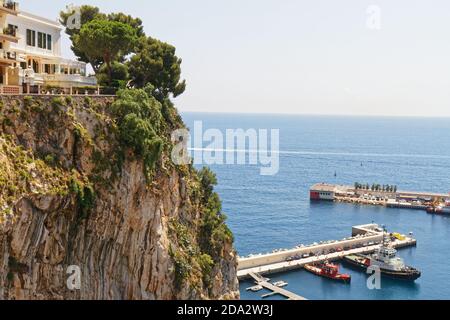 Monaco - Porto di Fonvieille Foto Stock