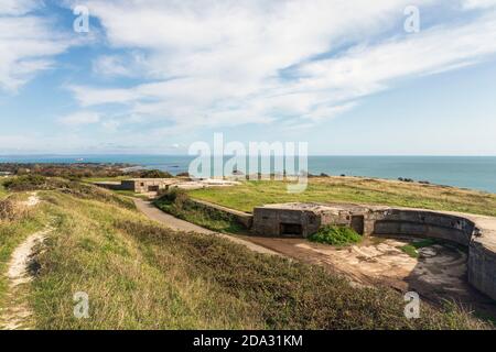 Culver Battery, Culver Down, Isle of Wight Foto Stock