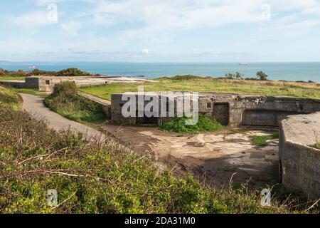 Culver Battery, Culver Down, Isle of Wight Foto Stock