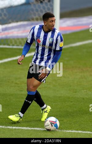 Sheffield Wednesday's Liam Palmer durante la partita del campionato Sky Bet all'Hillsborough Stadium di Sheffield. Foto Stock