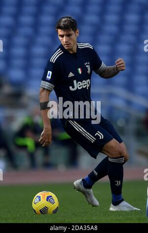 Roma, Italia. 8 novembre 2020. Cristiano Ronaldo della Juventus FC in azione durante la Serie A Football Match tra SS Lazio e Juventus FC allo Stadio Olimpico di Roma, 8 novembre 2020. Photo Antonietta Baldassarre/Insifefoto Credit: Insifefoto srl/Alamy Live News Foto Stock