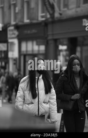 Avvistato sulle strade di Glasgow Street fotografia Foto Stock