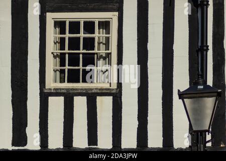 Edificio medievale nel Castello di Leicester. Solo pochi edifici individuali restarono dal castello - un frammento di uno di essi nella foto. Foto Stock