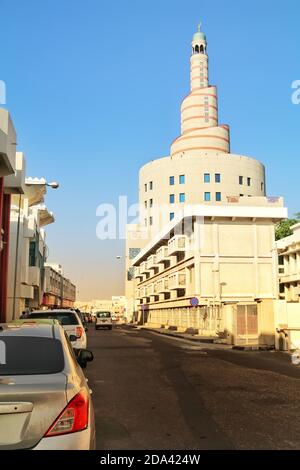 Vista di Fanar, è una delle più importanti destinazioni turistiche in Qatar Foto Stock