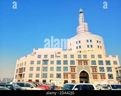 Vista di Fanar, è una delle più importanti destinazioni turistiche in Qatar Foto Stock