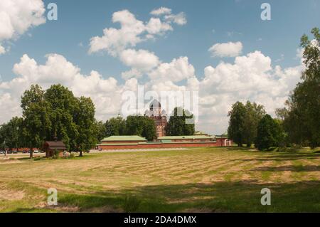 Convento spaso-Borodino sul campo della battaglia di Borodino Foto Stock