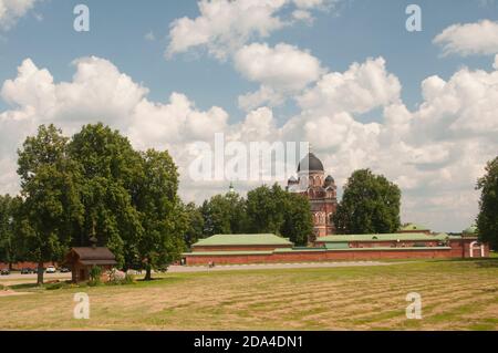 Convento spaso-Borodino sul campo della battaglia di Borodino Foto Stock