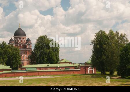 Convento spaso-Borodino sul campo della battaglia di Borodino Foto Stock