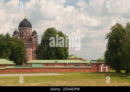 Convento spaso-Borodino sul campo della battaglia di Borodino Foto Stock