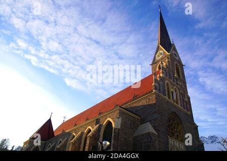 La Chiesa Parrocchiale di San Nicola a Innsbruck, Austria Foto Stock