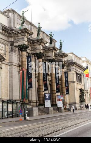 Bruxelles, BELGIO: Il Museo reale del Belgio nel centro di Bruxelles. Contiene oltre 20,000 disegni, sculture e dipinti. Foto Stock
