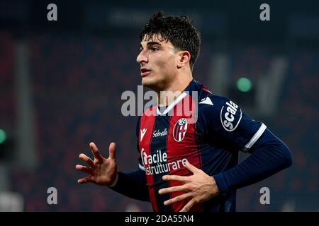 Riccardo Orsolini (Bologna) durante Bologna Calcio vs SSC Napoli, Calcio italiano Serie A Match, Bologna, Italia, 08 Nov 2020 Photo: LM/Ettore Griffoni Foto Stock