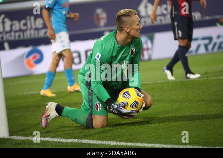 Bologna, Italia. 8 Nov 2020. 09/11/2020 - Bologna-Napoli - Luckasz Skorupski - foto Michele Nucci/LM Credit: Michele Nucci/LPS/ZUMA Wire/Alamy Live News Foto Stock