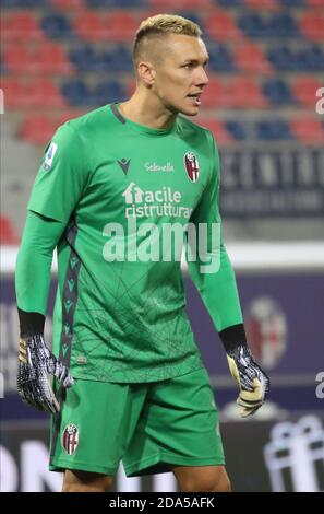 Bologna, Italia. 8 Nov 2020. 09/11/2020 - Bologna-Napoli - Luckasz Skorupski - foto Michele Nucci/LM Credit: Michele Nucci/LPS/ZUMA Wire/Alamy Live News Foto Stock