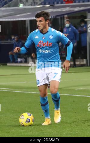 Bologna, Italia. 8 Nov 2020. 09/11/2020 - Bologna-Napoli - Eljif Elmas - foto Michele Nucci/LM Credit: Michele Nucci/LPS/ZUMA Wire/Alamy Live News Foto Stock