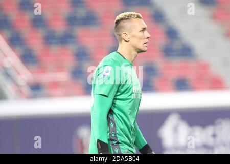 Bologna, Italia. 8 Nov 2020. 09/11/2020 - Bologna-Napoli - Luckasz Skorupski - foto Michele Nucci/LM Credit: Michele Nucci/LPS/ZUMA Wire/Alamy Live News Foto Stock