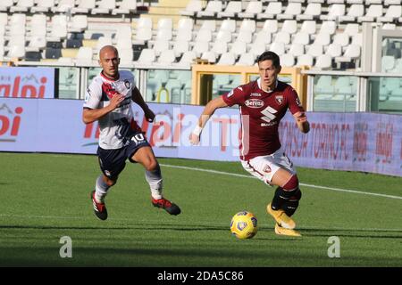 07 Sasa Lukic (Torino FC) durante Torino FC vs FC Crotone, Serie a di calcio italiana, torino, Italia, 08 Nov 2020 Photo: LM/Claudio Benedetto Foto Stock