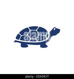 Turtle animale icona del fumetto illustrazione vettoriale Illustrazione Vettoriale