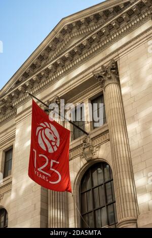 L'edificio Stephen A. Schwarzman è un punto di riferimento storico della Biblioteca pubblica di New York, Stati Uniti Foto Stock