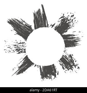 Timbro vettore. Nero, tessuto in difficoltà . Illustrazione vettoriale Illustrazione Vettoriale