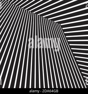 Schema di linee diagonali, illustrazione vettoriale sfondo astratto nero. Illustrazione Vettoriale