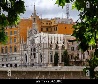 Chiesa del Sacro cuore di Gesù in Prati, Chiesa del Sacro cuore di Gesu in Prati, Roma, Italia. Foto Stock