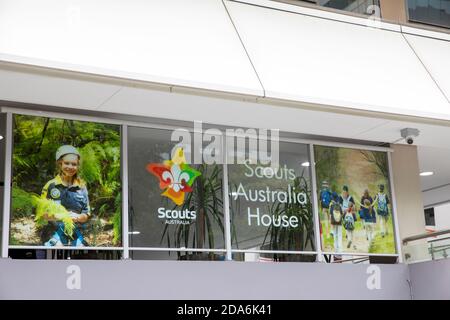 Australian scouts australia sede principale edificio a Chatswood, Sydney, Australia Foto Stock