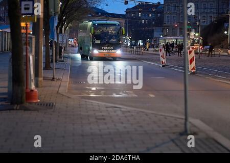 Gli autobus pubblici a Brno Foto Stock