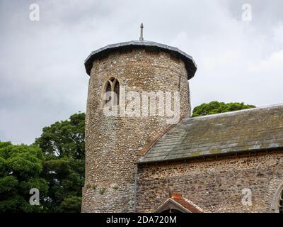 St Nicholas Church, Shereford, Norfolk, Inghilterra, Regno Unito Foto Stock