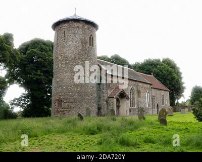 St Nicholas Church, Shereford, Norfolk, Inghilterra, Regno Unito Foto Stock