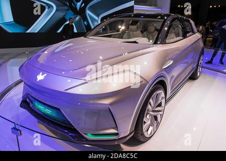 Concept car elettrica Arcfox ECF all'89° Salone Internazionale dell'automobile di Ginevra. Ginevra, Svizzera - 6 marzo 2019. Foto Stock