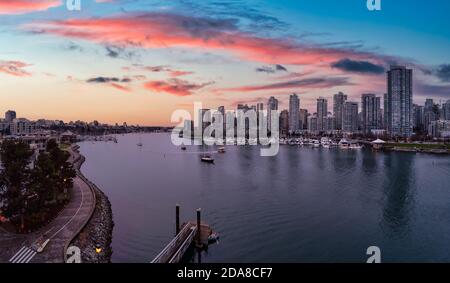 False Creek, Vancouver, British Columbia, Canada Foto Stock
