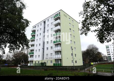 Moat House appartamenti di alto livello a Longbridge, Birmingham Foto Stock