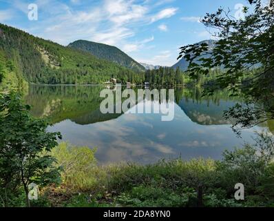 Riserva naturale del Ödensee nel Salzkammergut Foto Stock