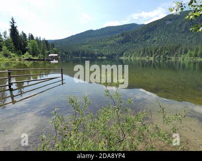 Riserva naturale del Ödensee nel Salzkammergut Foto Stock