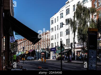 West End Lane, West Hampstead, Londra NW6, Inghilterra, Regno Unito. Foto Stock