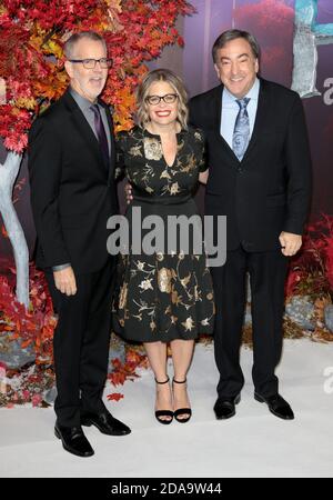 17 novembre 2019 - Londra, Inghilterra, UK -Frozen 2 European Premiere, BFI Southbank Photo Shows: Chris Buck, Jennifer Lee e Peter del Vecho Foto Stock