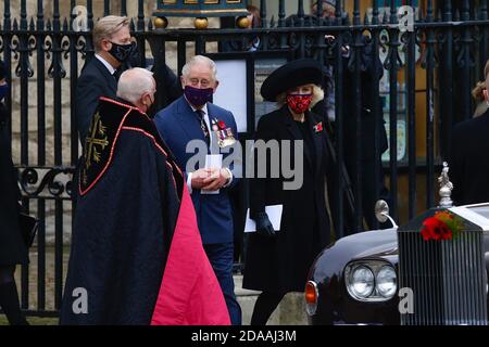 Westminster, Londra, Regno Unito. 11 novembre 2020. Giorno della memoria a Londra. Photo Credit: Paul Lawrenson-PAL Media/Alamy Live News Foto Stock