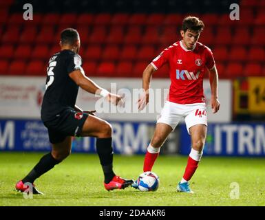 WOOLWICH, Regno Unito, NOVEMBRE 10: Hady Ghandour di Charlton Athletic durante il Papa John's Trophy - Southern Group G tra Charlton Athletic e. Foto Stock