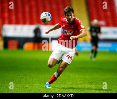 WOOLWICH, Regno Unito, NOVEMBRE 10: Hady Ghandour di Charlton Athletic durante il Papa John's Trophy - Southern Group G tra Charlton Athletic e. Foto Stock