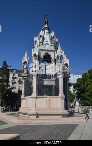 Il Monumento Brunswick a Ginevra, Svizzera. Foto Stock