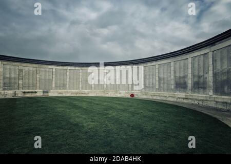 I soldati del grande cimitero di guerra nelle Fiandre Belgio Foto Stock